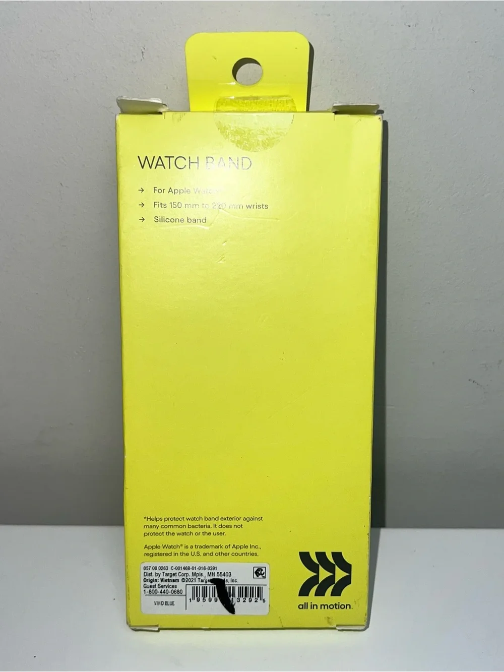 All in Motion Navy Silicone Watch Band for 42/44mm - Navy